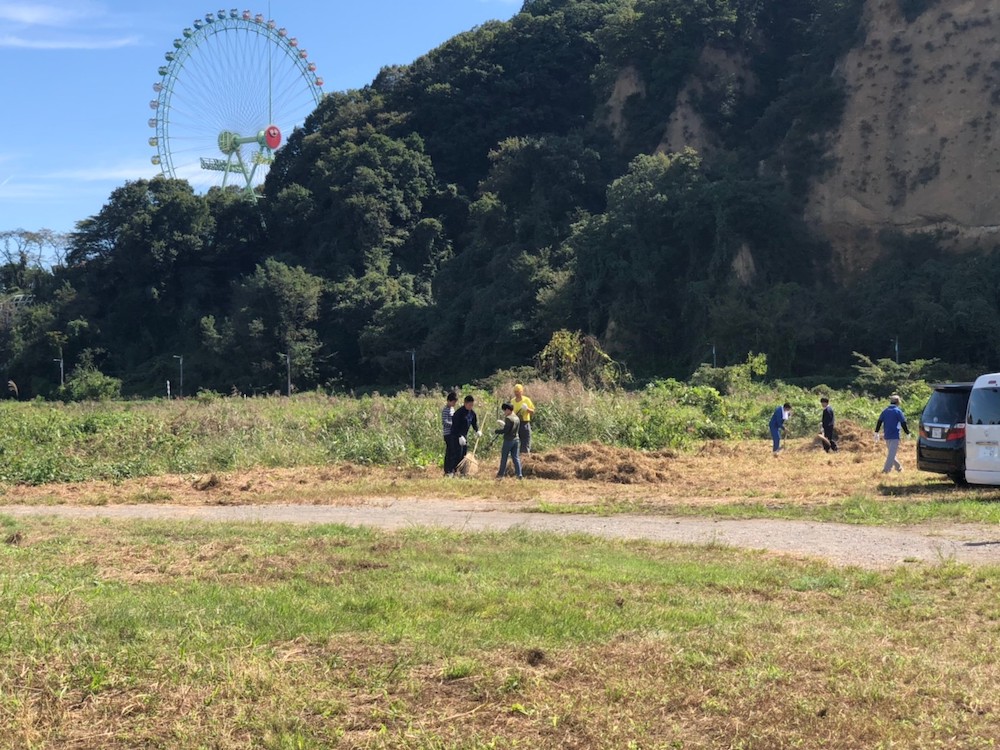 花火大会開催地の草刈りを行いました あきる野青年会議所 Junior Chamber International Akiruno 東京都あきる野市
